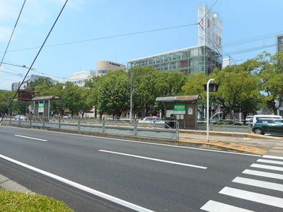 広電『西観音町』電停（路面電車電停）｜〒733-0037 広島県広島市西区西観音町３