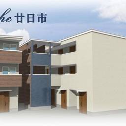 【成約済み】廿日市バイカーズAP ロードバイクやゴルフ用品も置けるバイカーズアパート・広々玄関土間の用途は趣味部屋に活用も♪建具も内装もお洒落さ追求しました♪